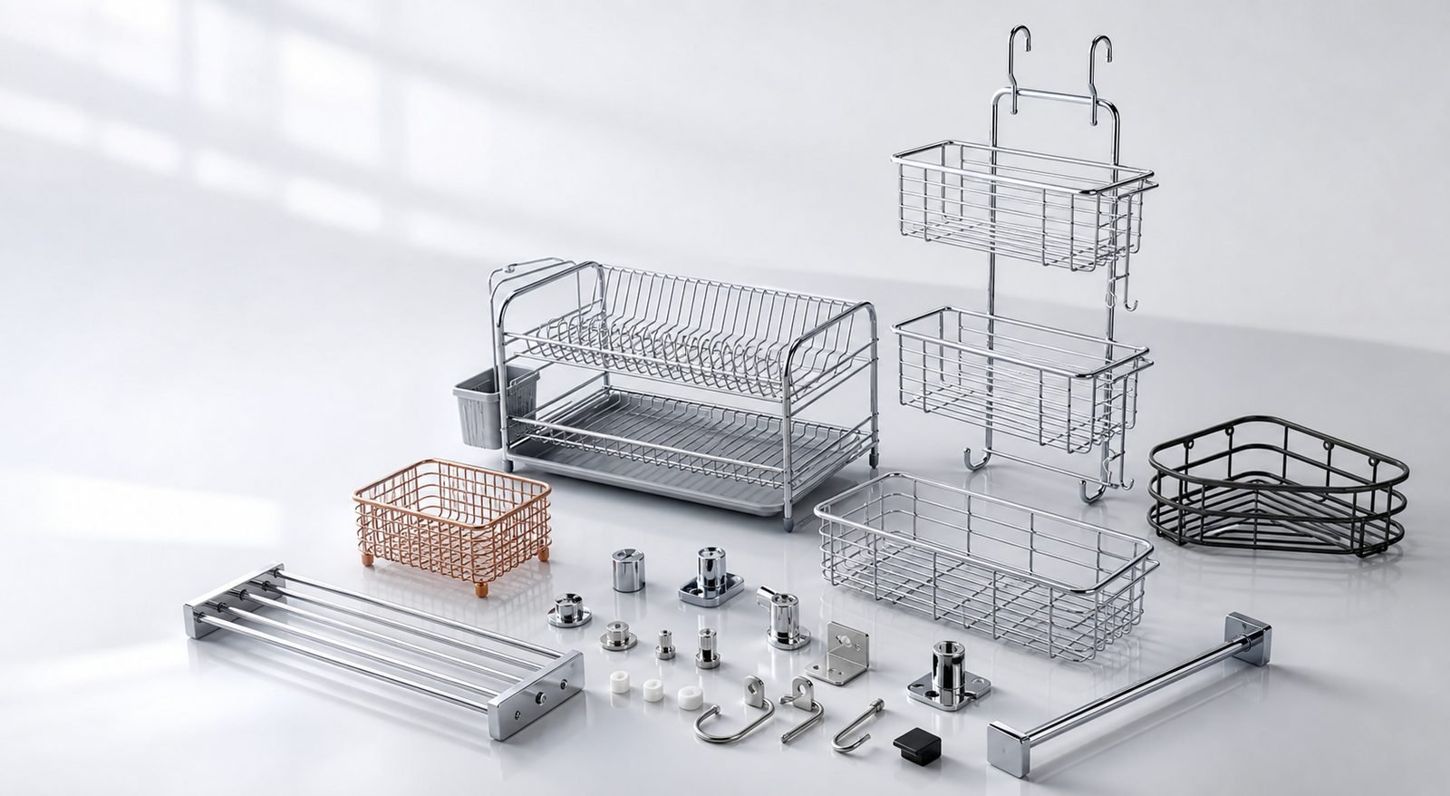 How to Choose a Chrome Shower Caddy for EU Distribution: Size, Mounting Types, and Finish Quality